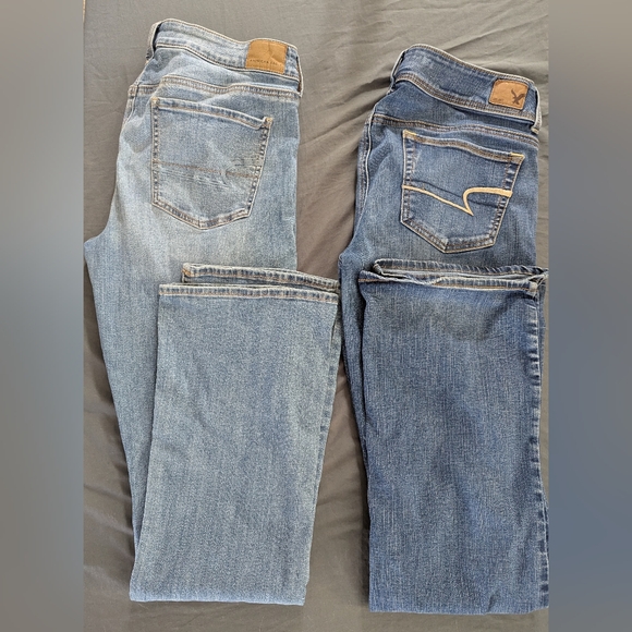 American Eagle Outfitters Blue Boot Cut Jeans - Picture 2 of 2